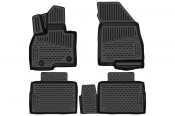 Коврики 3D в салон Element JAECOO J7 (2023-2025) (черные)