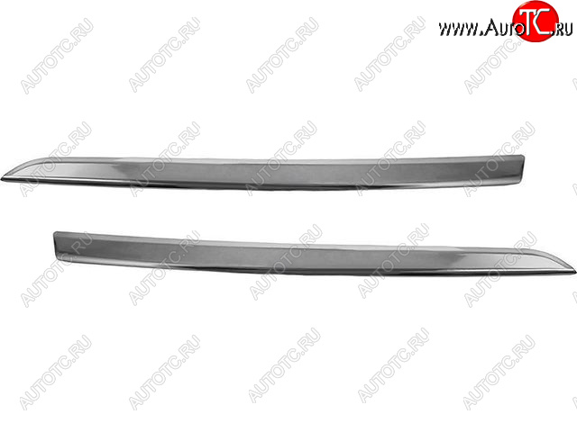 1 549 р. LOGAN (SANDERO) МОЛДИНГ РЕШЕТКИ РАДИАТОРА Л+П (КОМПЛЕКТ) ХРОМ (Китай) BodyParts rnlog14-121-n  с доставкой в г. Вологда