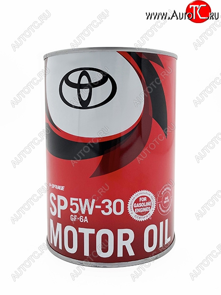 1 699 р. Масло моторное TOYOTA (металлическая канистра ) 5W-30 SPGF-6A 1Л (Япония) TOYOTA 08880-13706  с доставкой в г. Вологда