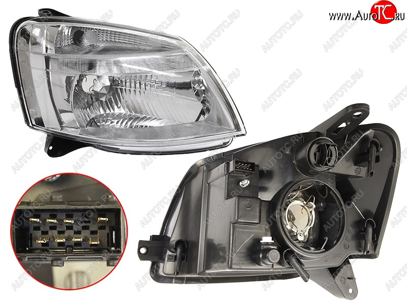 7 799 р. Фара Citroen Berlingo 02-12  Peugeot Partner 02-12  Partner Origin 08-11  Partner Tepee 02-08 (Сп TYC 20-A461-05-2B  с доставкой в г. Вологда