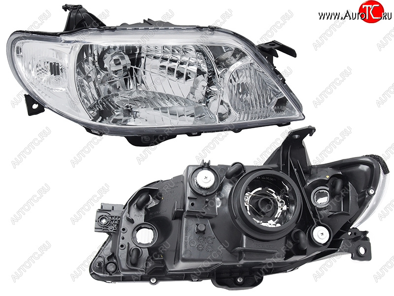 5 899 р. Фара MAZDA FAMILIA323 02-04 RH (Евросвет) DEPO 216-1144R-LD-E  с доставкой в г. Вологда