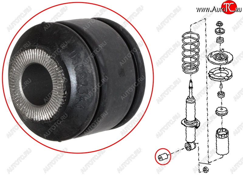 1 299 р. Сайлентблок Nissan Pathfinder 04-14  Frontier 04-21  Navara 04-15 NISSAN 56219-5X00A  с доставкой в г. Вологда