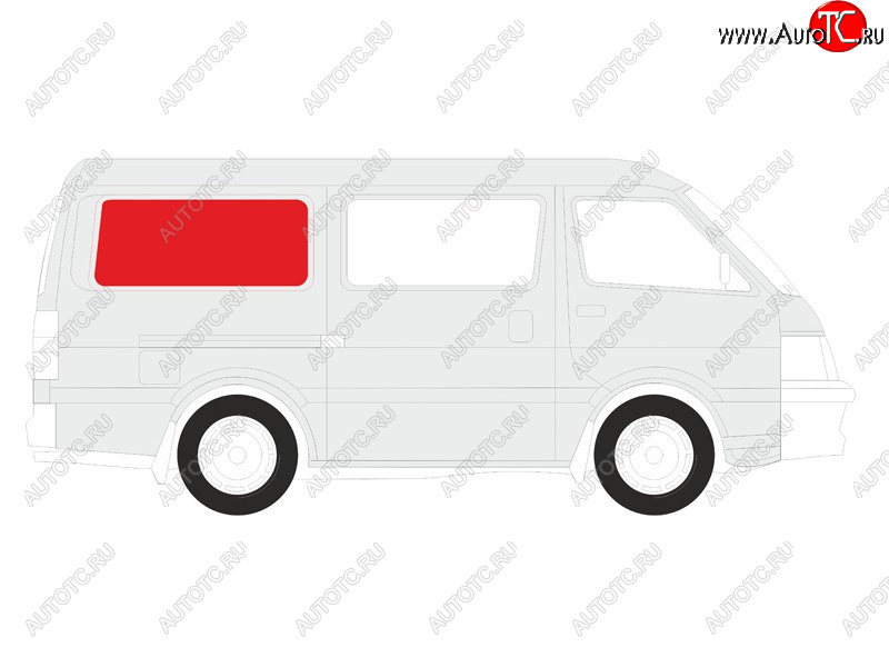 1 599 р. Стекло кузова боковое (не опускное) (Справа Цвет зеленый Антенна) Toyota Alphard (H20) 08-15  Vel XYG GGH20 SW/RH/H/X  с доставкой в г. Вологда