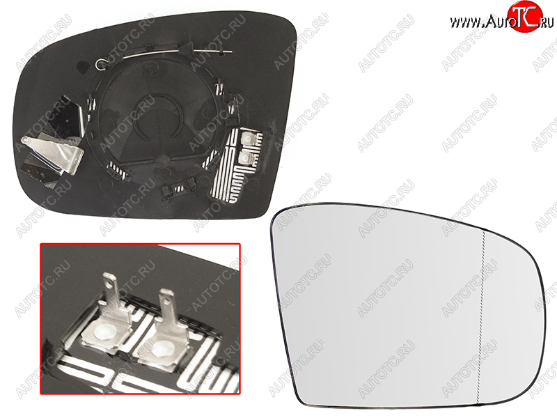 1 029 р. Полотно зеркала Mercedes-Benz M-Class 01-05  GL-Class 06-09  GLK-Class 08-12 (Справа Обогрев асф SAT ST-121-0098  с доставкой в г. Вологда