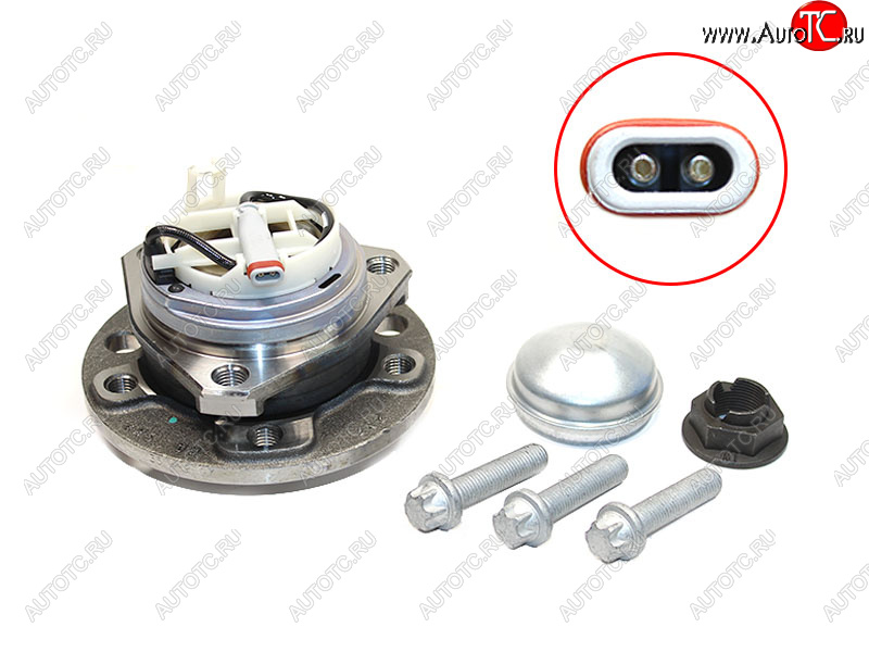 11 249 р. Ступичный узел перед OPEL ASTRA HZAFIRA (5 шпилек) 05- SKF VKBA3651  с доставкой в г. Вологда