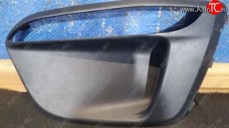 0 р. Левая вставка переднего бампера (с отверстием под ПТФ, пр-во Китай) CHINA  KIA Rio  4 YB (2017-2020) дорестайлинг, хэтчбэк  с доставкой в г. Вологда