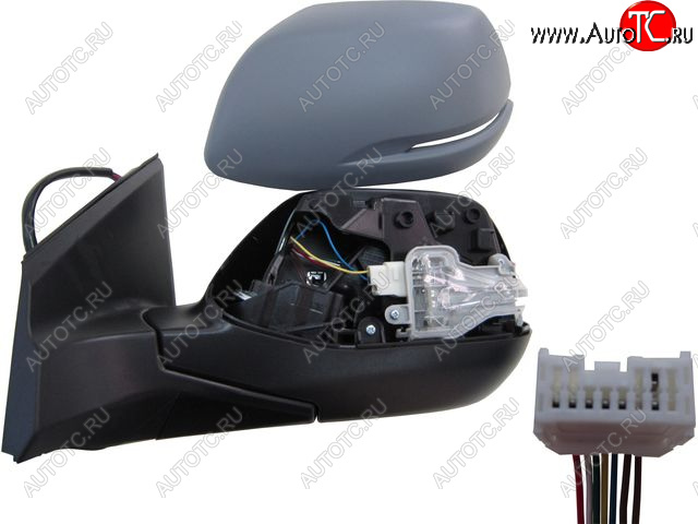 5 849 р. Боковое левое зеркало (электрическое, с подогревом) BodyParts  Honda CR-V  RM1,RM3,RM4 (2012-2015) дорестайлинг (неокрашенное)  с доставкой в г. Вологда
