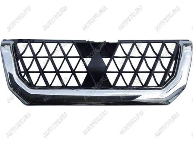 6 999 р. Решетка радиатора (пр-во Китай) BODYPARTS Mitsubishi Pajero Sport PA дорестайлинг (1996-2004) (хром)  с доставкой в г. Вологда