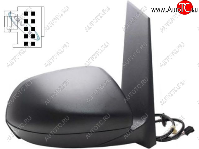 13 399 р. VITO ЗЕРКАЛО ПРАВ ЭЛЕКТР С ПОДОГРЕВ ЧЕРН 5 КОНТ (aspherical) (Тайвань) BodyParts mdvit14-450-r  с доставкой в г. Вологда