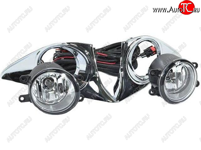 4 999 р. Комплект противотуманных фар (с проводкой, рамкой) BodyParts  Toyota Camry  XV50 (2011-2014) дорестайлинг  с доставкой в г. Вологда
