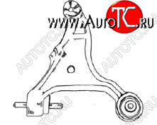3 299 р. S60 00- {V70 02-} РЫЧАГ ПЕРЕДН ПОДВЕСКИ ПРАВ НИЖН (Тайвань) BodyParts vvs6000-810-r  с доставкой в г. Вологда