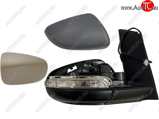 6 949 р. TOURAN ЗЕРКАЛО ПРАВ ЭЛЕКТР , С ПОДОГРЕВ , УК.ПОВОР (convex) (Тайвань) BodyParts vwtur11-450-r  с доставкой в г. Вологда