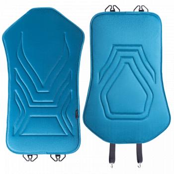 2 579 р. Накидка на сиденье (1 место Афины) ЛЮКС ст АЛЬБИОН Lord Autofashion SOUEAST DX8S (2022-2025) (бирюзовый, строчка темно-бирюзовая)  с доставкой в г. Вологда. Увеличить фотографию 5