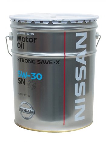 Масло моторное NISSAN 5W-30 SN STRONG SAVE X 20л NISSAN KLAN5-05302