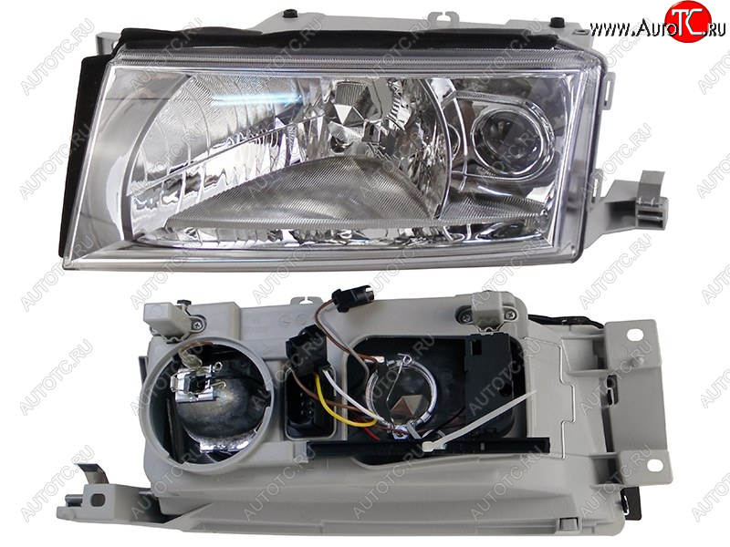 8 449 р. Фара левая (с ПТФ) TYC Skoda Octavia A5 дорестайлинг универсал (2004-2008)  с доставкой в г. Вологда