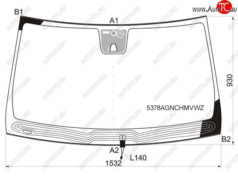 14 299 р. Стекло лобовое (Обогрев щеток Камера Датчик дождя Молдинг) Mercedes-Benz M-Class 11-15  GL-Class FUYAO 5378AGNCHMVWZ  с доставкой в г. Вологда