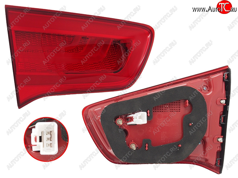 11 599 р. Левый фонарь (LED, внутренний) SAT  KIA Sportage  3 SL (2014-2016) рестайлинг  с доставкой в г. Вологда