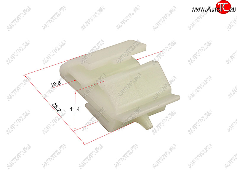 13 р. Клипса молдинга HONDA (1 шт.) SAT ST-M10588  с доставкой в г. Вологда
