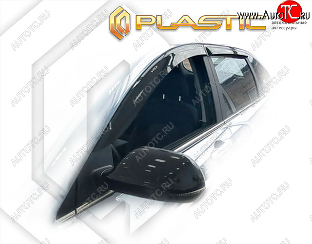 2 099 р. Дефлектора окон CA-Plastic Haval M6 (2021-2025) (classic полупрозрачный)  с доставкой в г. Вологда