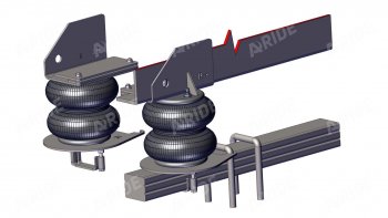 28 799 р. Пневмоподвеска Hyundai HD170, передняя ось Арайд (т)29050.01  с доставкой в г. Вологда. Увеличить фотографию 4