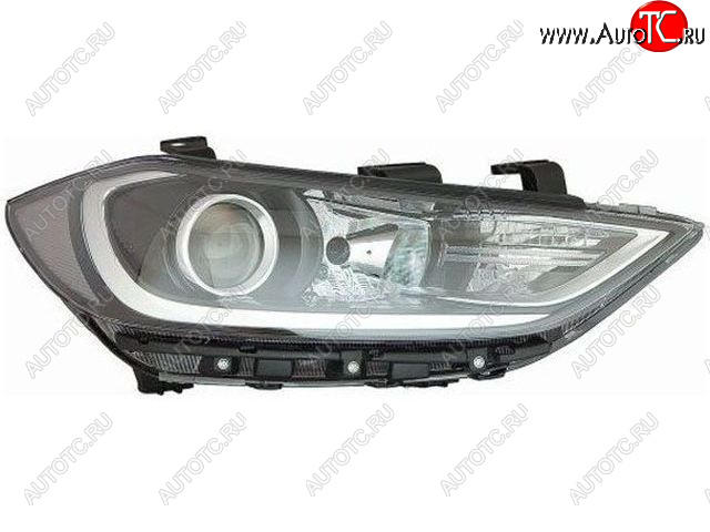 7 749 р. Правая фара (под корректор, диодная) BODYPARTS Hyundai Elantra AD дорестайлинг (2016-2019)  с доставкой в г. Вологда