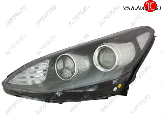 6 249 р. Левая фара (корректор, линзован) BODYPARTS  KIA Sportage  4 QL (2016-2018) дорестайлинг  с доставкой в г. Вологда