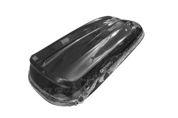 27 899 р. Автобокс PT GROUP (460л., 191х79х46 см, двустороннее открывание) Turino Medium Lux черный Hyundai Solaris HCR седан дорестайлинг (2017-2020)  с доставкой в г. Вологда. Увеличить фотографию 3
