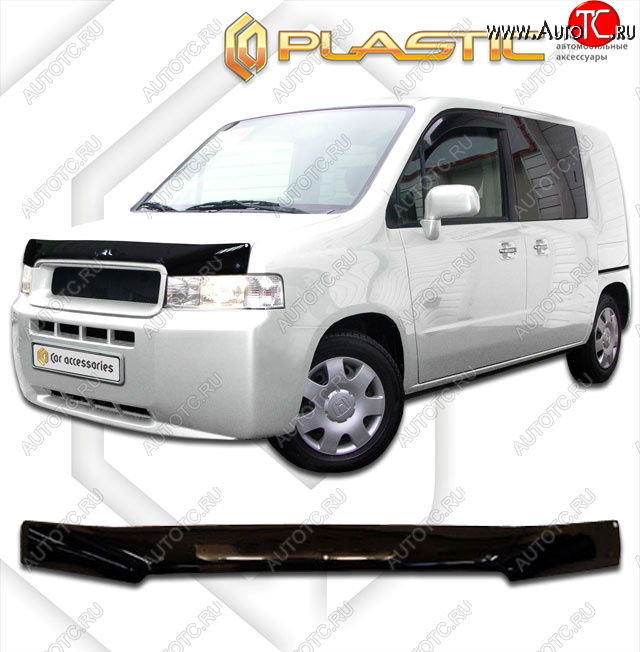 1 999 р. Дефлектор капота CA-Plastic Honda Spike (2002-2005) (Classic черный)  с доставкой в г. Вологда
