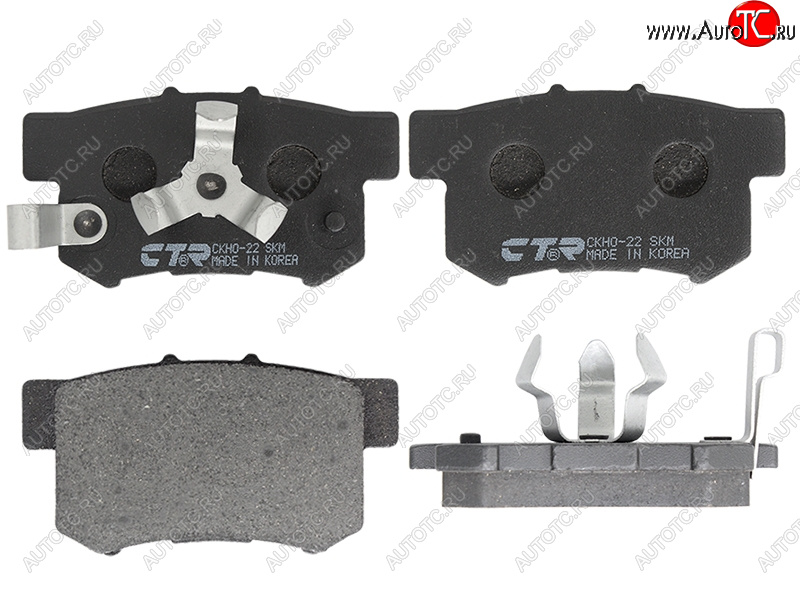 2 199 р. Колодки тормозные задние RH-LH SAT Honda CR-V RD4,RD5,RD6,RD7,RD9  дорестайлинг (2001-2004) (С крепежом в поршень суппорта)  с доставкой в г. Вологда