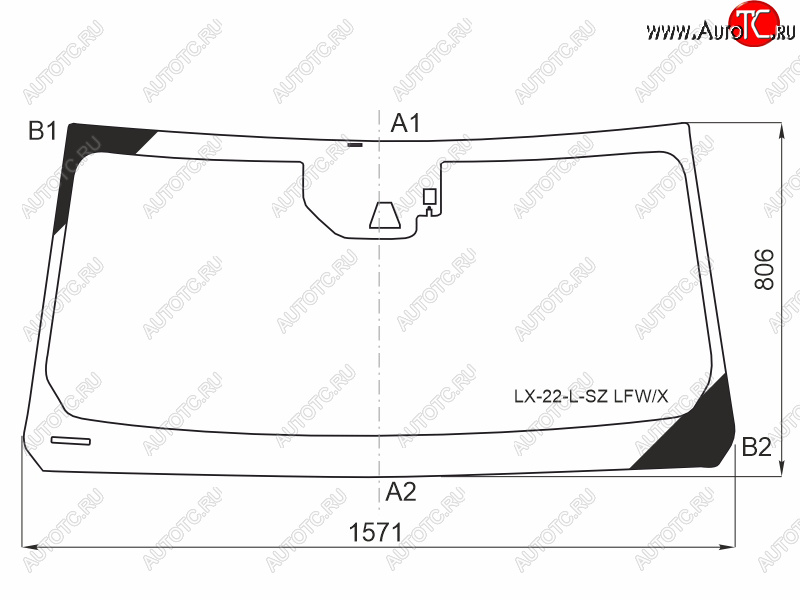 14 449 р. Стекло лобовое (Камера Датчик дождя) Toyota Land Cruiser (J300) 21-  Lexus LX 21- XYG LX-22-L-SZ LFW/X  с доставкой в г. Вологда