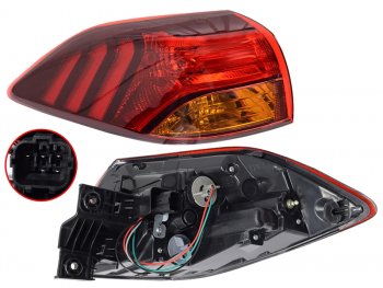 7 449 р. Фонарь задний левый SAT Hyundai Tucson TL рестайлинг (2018-2021)  с доставкой в г. Вологда. Увеличить фотографию 2