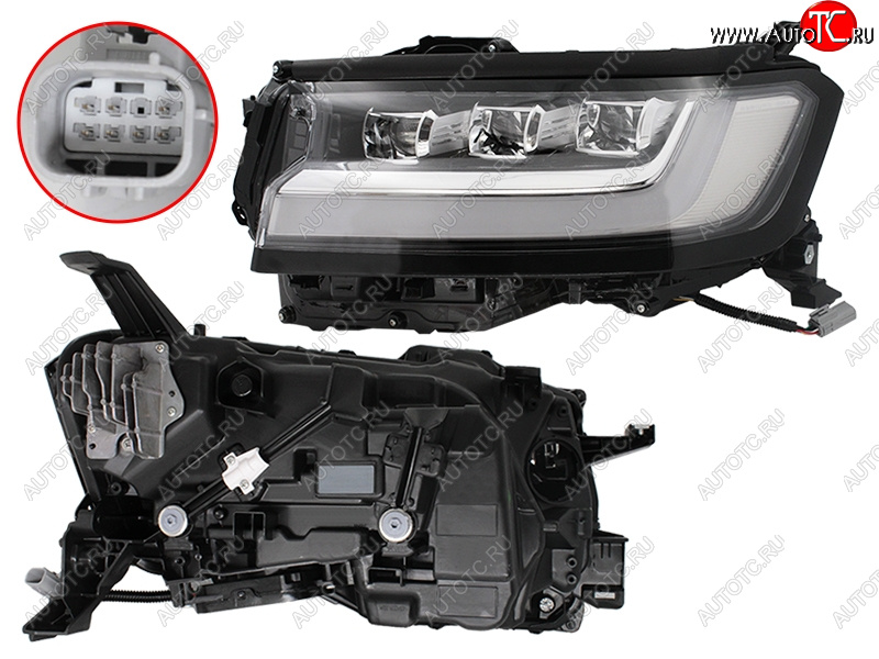 30 699 р. Фара Toyota Land Cruiser (J300) 21- (Спереди Слева) SAT ST-212-11LC1L  с доставкой в г. Вологда