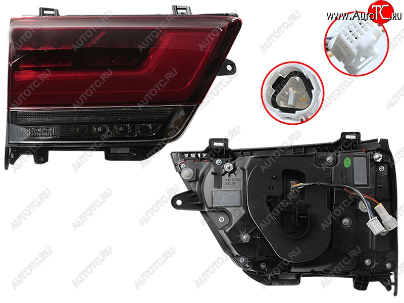8 499 р. Фонарь в крышку багажника Toyota Land Cruiser (J300) 21- (Слева LED) SAT ST-212-1357L  с доставкой в г. Вологда