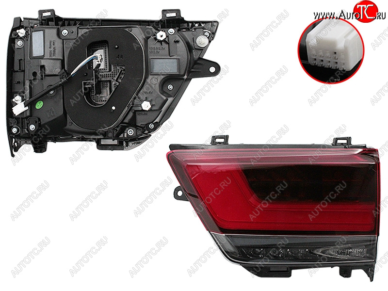 8 499 р. Фонарь в крышку багажника Toyota Land Cruiser (J300) 21- (Справа LED) SAT ST-212-1357R  с доставкой в г. Вологда