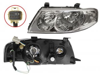 Фара левая SAT Nissan Almera Classic  седан (2006-2013) B10