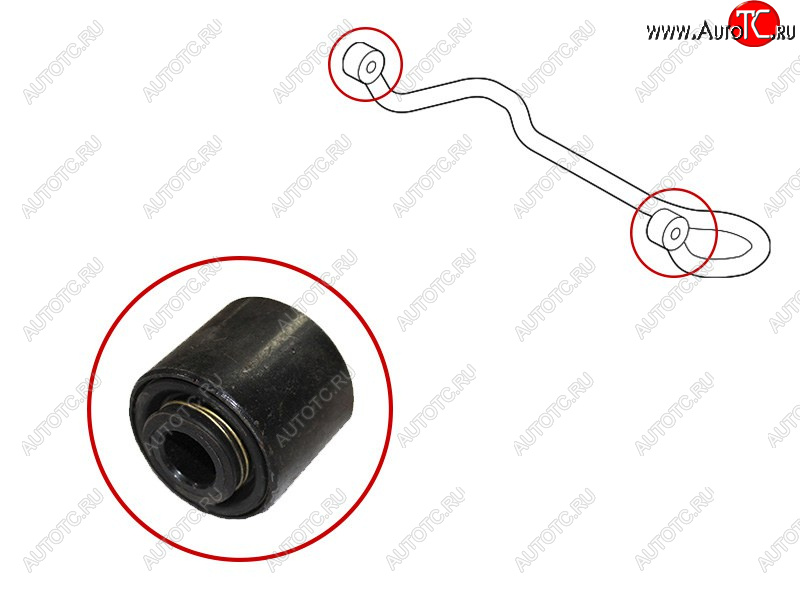 799 р. Втулка стабилизатора Toyota Land Cruiser Prado (J150) 09-20  Lexus GX 02-19  Toyota 4Runner 02-09 SAT ST-48805-60130B  с доставкой в г. Вологда