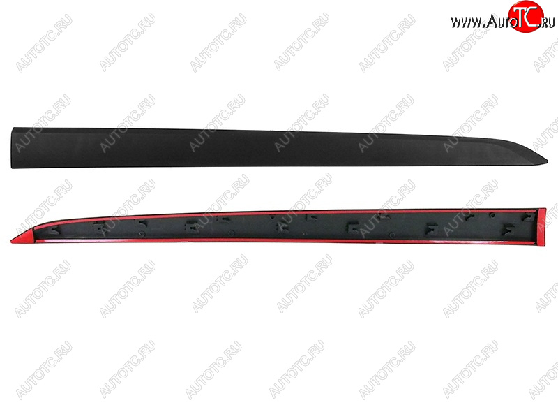 2 099 р. Накладка двери Kia Rio X-Line 17-22 (Спереди Справа Снизу) SAT ST-81-0004  с доставкой в г. Вологда