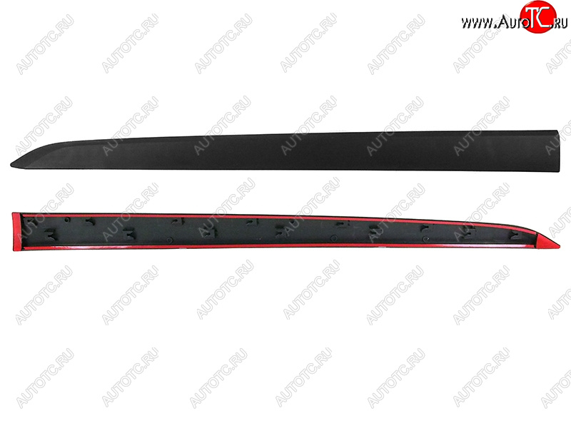 2 099 р. Накладка двери Kia Rio X-Line 17-22 (Спереди Слева Снизу) SAT ST-81-0003  с доставкой в г. Вологда