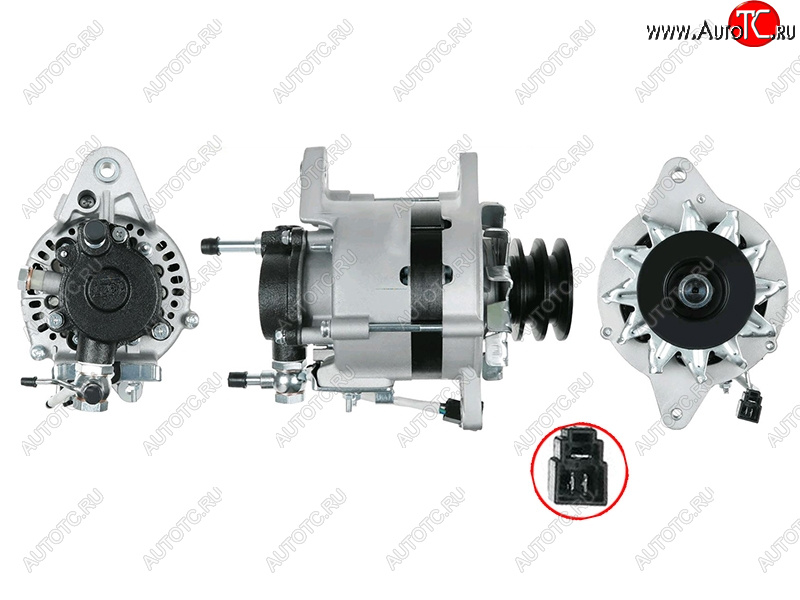 11 749 р. Генератор TOYOTA DYNA 100150 2.4D 87-88HIACE 87-95HI-LUX 2.4D RNLNYN 12V 55A 88-05 2L3L SAT ST-85-0098  с доставкой в г. Вологда