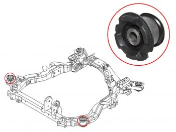 Сайлентблок Chevrolet Captiva 06-15  Opel Antara 06-15  Daewoo Winstorm 06-10 SAT ST-96626232B