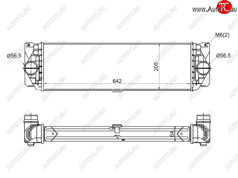 9 999 р. Интеркулер MERCEDES SPRINTER 05- SAT ST-A9065010201  с доставкой в г. Вологда