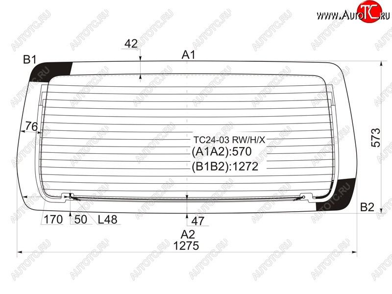 8 499 р. Стекло заднее (Цвет зеленый Обогрев) Nissan Serena 01-05 XYG TC24-03 RW/H/X  с доставкой в г. Вологда