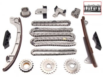 Комплект цепи ГРМ TOYOTA 1GR-FE 03-07 SAT TK-TY210-A