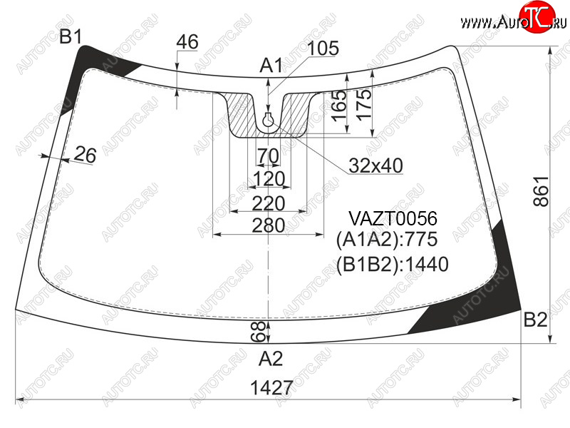 4 599 р. Стекло лобовое (Датчик дождя) LADA 2110 95-14  2111 97-14  2112 99-09  Priora 07-18 KMK VAZT0056  с доставкой в г. Вологда