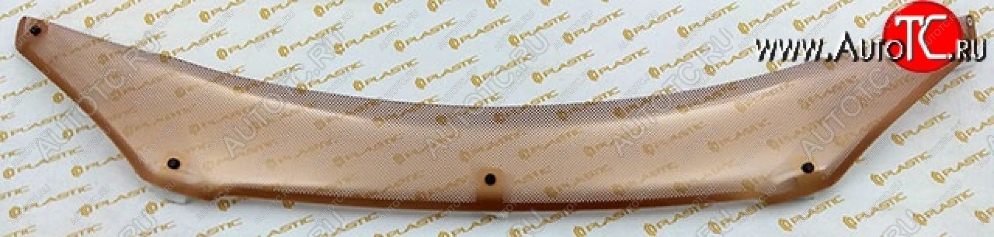 2 299 р. Дефлектор капота CA-Plastic  Chery Amulet (Corda)  A15 (2003-2010) лифтбэк (Шелкография медь)  с доставкой в г. Вологда