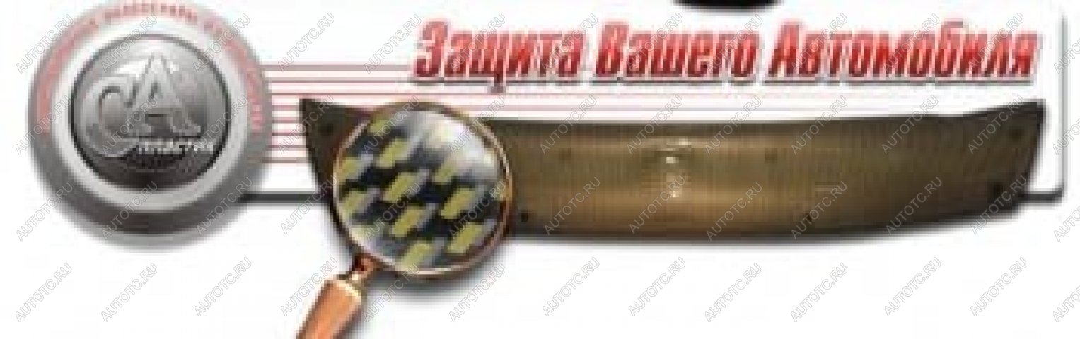 2 089 р. Дефлектор капота CA-Plastic  Suzuki Spacia Custom  MK53 (2017-2025) (Шелкография карбон золото)  с доставкой в г. Вологда
