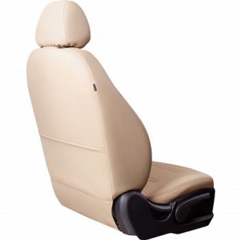 24 699 р. Комплект чехлов для сидений (РЗСиС 60/40 3Г Орегон) ТУРИН-2 Lord Autofashion CITROEN C4  дорестайлинг, хэтчбэк 5 дв. (2004-2008) (бежевый, вставка бежевая, строчка бежевая)  с доставкой в г. Вологда. Увеличить фотографию 5
