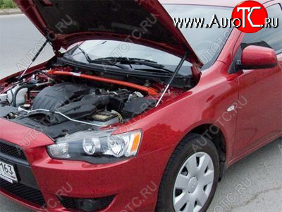 3 449 р. Растяжка передних стоек Mitsubishi Lancer X (2007-н.в.) ТехноМастер ТехноМастер 2904.5300.04  с доставкой в г. Вологда