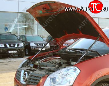 3 399 р. Упор капота Nissan Qashqai (2010-) ТехноМастер ТехноМастер 8231.6350.04  с доставкой в г. Вологда