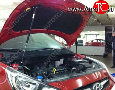 3 199 р. Упор капота Hyundai Solaris (2010-) ТехноМастер ТехноМастер 8231.7500.04  с доставкой в г. Вологда